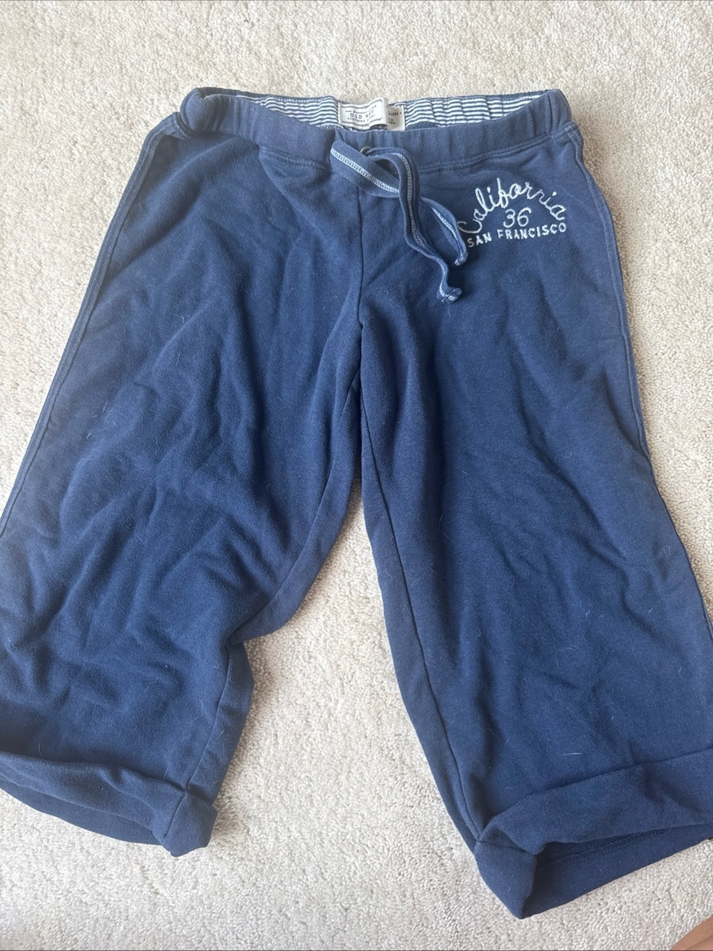 Old Navy Navy Blue Kids Sweatpants with Drawstring